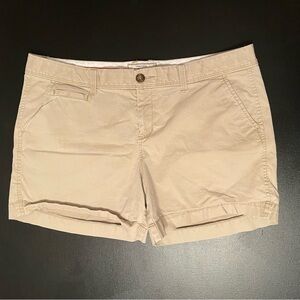 Old Navy Women's Beige Cotton Shorts